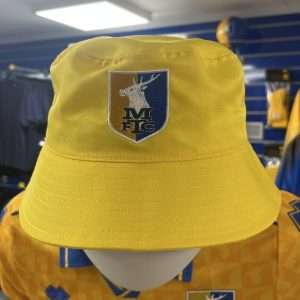 Yellow Embroidered Bucket Hat - Image 1